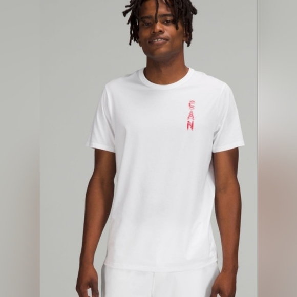 lululemon athletica Other - NWT Lululemon  Team Canada Fundamental Tshirt Short Sleeve White Red Maple